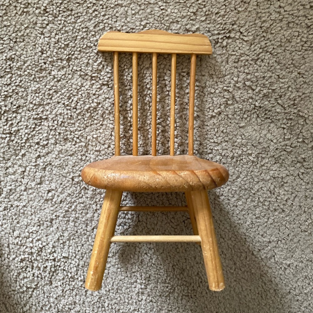 Wooden Doll Chair